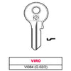 Silca Chiave Ottone Vi084 (G.Vac 2) Viro - 20 Pz