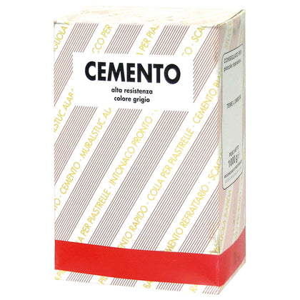 Cemento In Polvere Grigio Kg. 1 - 12 Pz