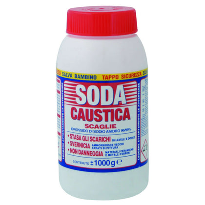 Soda Caustica A Scaglie Kg. 1 - 12 Pz