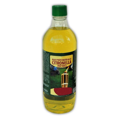 Olio Di Citronella Per Fiaccole Lt. 1 - 12 Pz