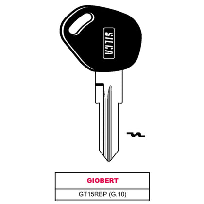 Silca Chiave Per Auto Asc Gt15Rbp (G.Vak 0) Giobert - 5 Pz