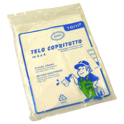 Telo Copritutto Pro Gr. 100 Mq. 16 (4X4) - 100 Pz