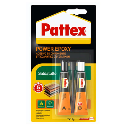 Henkel Colla Pattex Power Epoxy Saldatutto Gr. 24 - 6 Pz