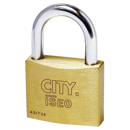 Iseo Lucchetto Di Sicurezza City Arco Standard Mm. 30 Chiave Unica - 10 Pz