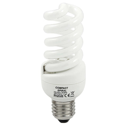 Beghelli Lampada Risparmio Ener. Spirale E14 Luce Calda 11 W - 10 Pz