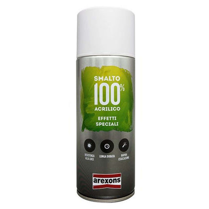 Arexons Vernice Spray Smalto 100% Acrilico Effetti Speciali Ml. 400 Specchiante Effetto Cromo - 6 Pz