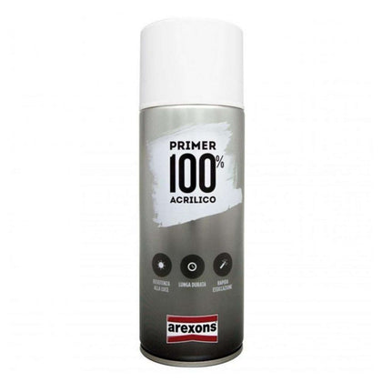 Arexons Vernice Spray Ml. 400 Primer 100% Acrilico Fondo Antiruggine - 6 Pz