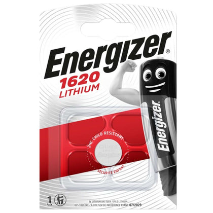 Energizer Pila Al Litio Specialistica Bottone 1620 3V-Ø Mm. 16X2 H 1 Pz. - 10 Pz