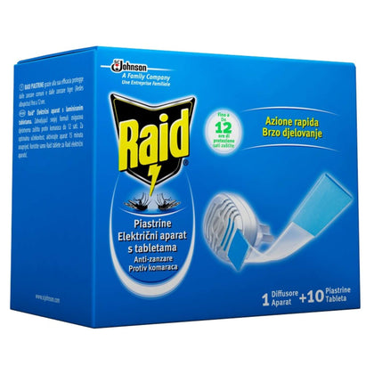 Raid Elettroemanatore + 10 Piastrine - 12 Pz