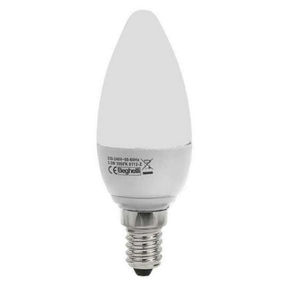 Beghelli Lampada A Led Oliva E14 Luce Calda 3,5 W - 10 Pz