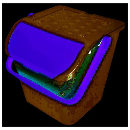 Pattumiera Ecologic Lt. 28 - Cm. 38X36,5X37 H Col. Assortiti - 9 Pz