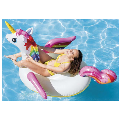 Cavalcabile Gonfiabile Unicorno Cm. 198X140X102 H