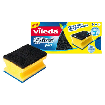 Vileda Spugnetta Glitzi Plus 3 Pz. - 40 Cf