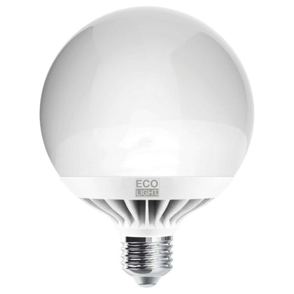 Ecolight Lampada A Led Globo E27 Luce Fredda 20 W - 5 Pz