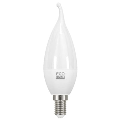 Ecolight Lampada A Led Colpo Di Vento E14 Luce Calda 6 W - 10 Pz