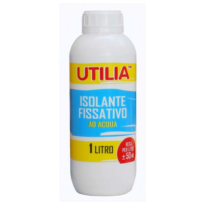 Utilia Isolante Fissativo Ad Acqua Lt. 1 - 16 Pz