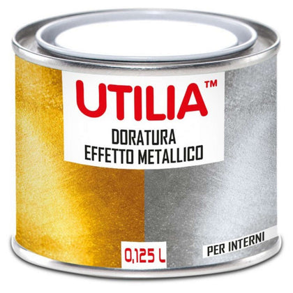 Utilia Doratura Per Interni Ml. 125 Col. Argento - 6 Pz