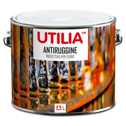 Utilia Antiruggine Lt. 2,5 Grigio - 2 Pz