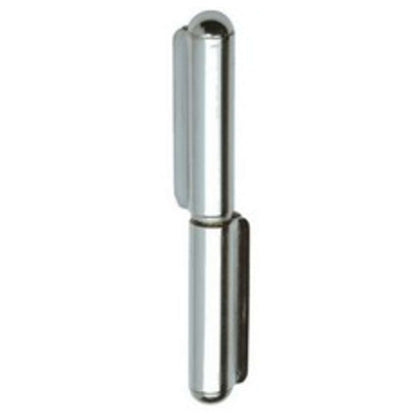 Cerniera A Saldare A Due Ali Chiuse Perno Fisso Inox Mm. 80 - 10 Pz