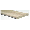 Mensola Murale Stondata Col. Rovere Sonoma Cm. 80X20X1,8