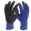 Utilia Guanti In Nylon/Nitrile Col. Blu/Nero Tg. 8 - 12 Pa