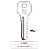 Silca Chiave Punzonata Ottone Lc14R (G. Vag 1) Lince - 5 Pz