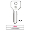 Silca Chiave Asc Cs120 (G. Vac 3) Cisa - 10 Pz