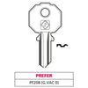 Silca Chiave Ottone Pf208 (G. Vac 0) Prefer - 20 Pz