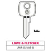 Silca Chiave Asc Lf6R (G. Vae 0) Lowe & Fletcher - 20 Pz