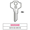 Silca Chiave Ottone Gs13 (G. Vac 0) Giussani - 20 Pz