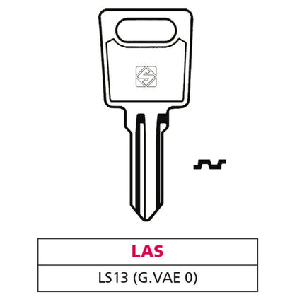 Silca Chiave Asc Ls13 (G. Vae 0) Las - 10 Pz