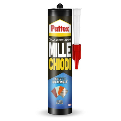 Henkel Colla Pattex Mille Chiodi Resistente Acqua Cartuccia Gr. 450