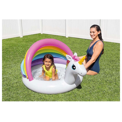 Piscina Gonfiabile Baby Unicorno Cm. 127X102X69 H (Lt. 45)