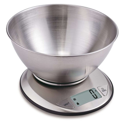 Bilancia Da Cucina Elettronica In Acciaio Inox Portata Kg. 5