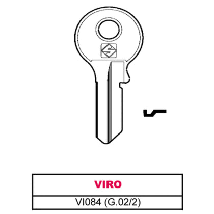 Silca Chiave Asc Vi084 (G.Vac 2) Viro - 20 Pz