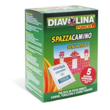 Diavolina Spazzacamino 5 Bustine X 50 Gr. - 6 Pz