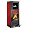 La Nordica Stufa A Legna Rossella Plus Forno Evo Col. Liberty Bordeaux