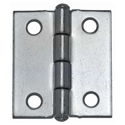 Cerniera Mezza Larga Pesante Perno Fisso In Acciaio Zincato Mm. 63,5X44 - 24 Pz