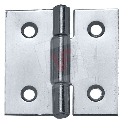 Cerniera Quadra Perno Fisso In Acciaio Zincato Mm. 31,5X31,5 - 24 Pz