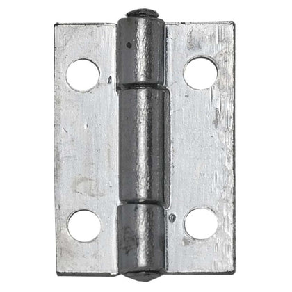 Cerniera Stretta Perno Fisso In Acciaio Zincato Mm. 38,5X26 - 24 Pz