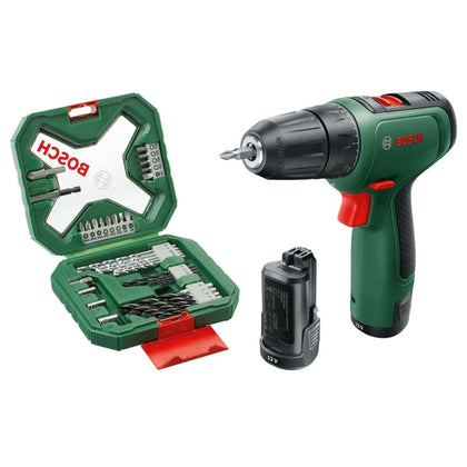 Bosch Trapano Avvitatore A Batteria Easydrill1200 12V 2 Batt.1,5Ah + X34