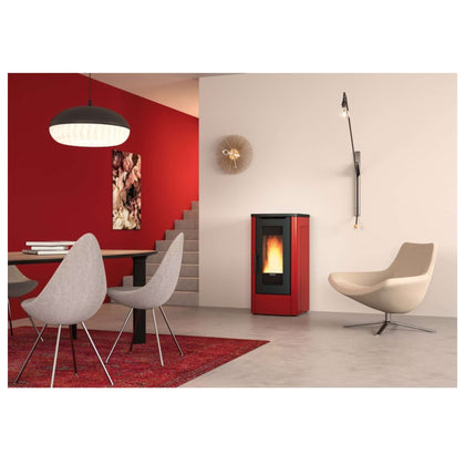 Extraflame Stufa A Pellet Dahiana Vfs Col. Bordeaux