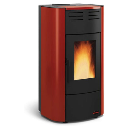 Extraflame Termostufa A Pellet Raffaella Idro H15 Col. Bordeaux