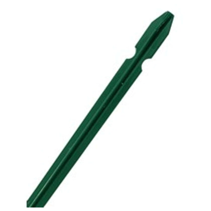 Paletto Per Recinzioni Plastificato Verde H Cm. 200 Mm.30X30X2,7 - 10 Pz