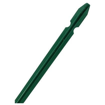 Paletto Per Recinzioni Plastificato Verde H Cm. 250 Mm.30X30X2,7 - 10 Pz