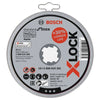 Bosch Box Dischi Abrasivi X-Lock 10 Pz. Per Inox Ø Mm. 115X1,0X22,23