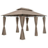 Gazebo Kassy Mt. 3X4X2,6 H Col. Ecrà¹ Scuro