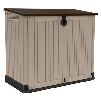 Keter Baule Porta Attrezzi Da Giardino 'Store In Out Midi' Cm. 132X71,5X113,5 H Col. Beige