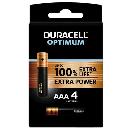 Duracell Pila Acalina Optimum Mn2400 Ministilo 4 Pz. 1,5V