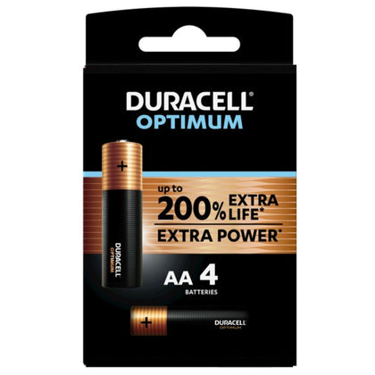 Duracell Pila Acalina Optimum Mn1500 Stilo 4 Pz. 1,5V